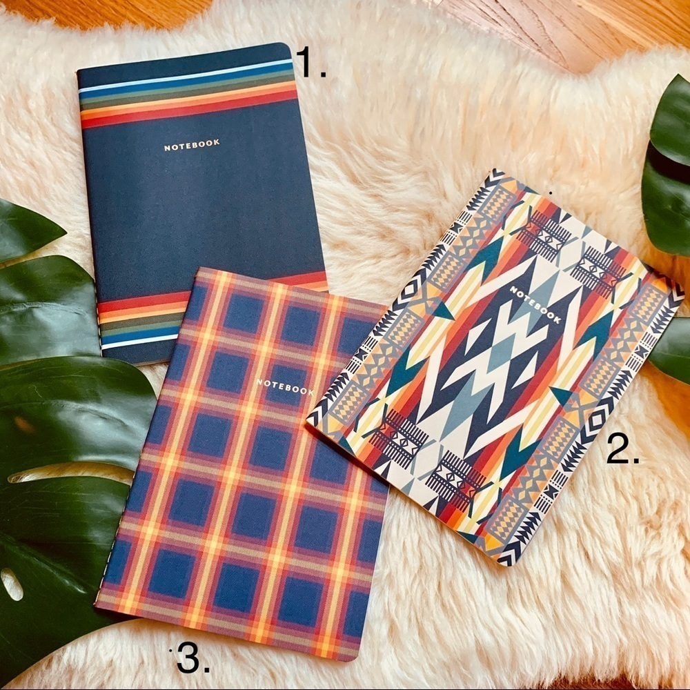 New Pendleton Wool Navajo Pattern Lined Notebook - Picture 6 of 8